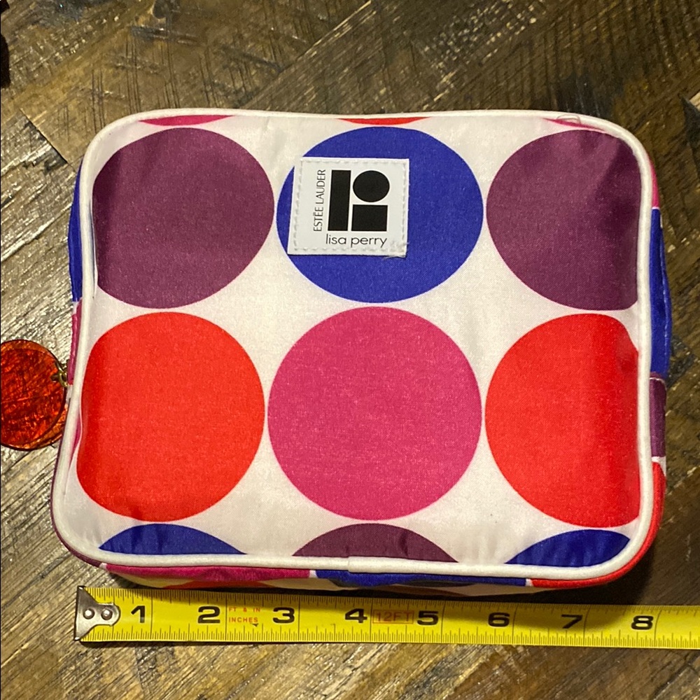 Estee Lauder Lisa Perry Polka Dot Cosmetic Bag